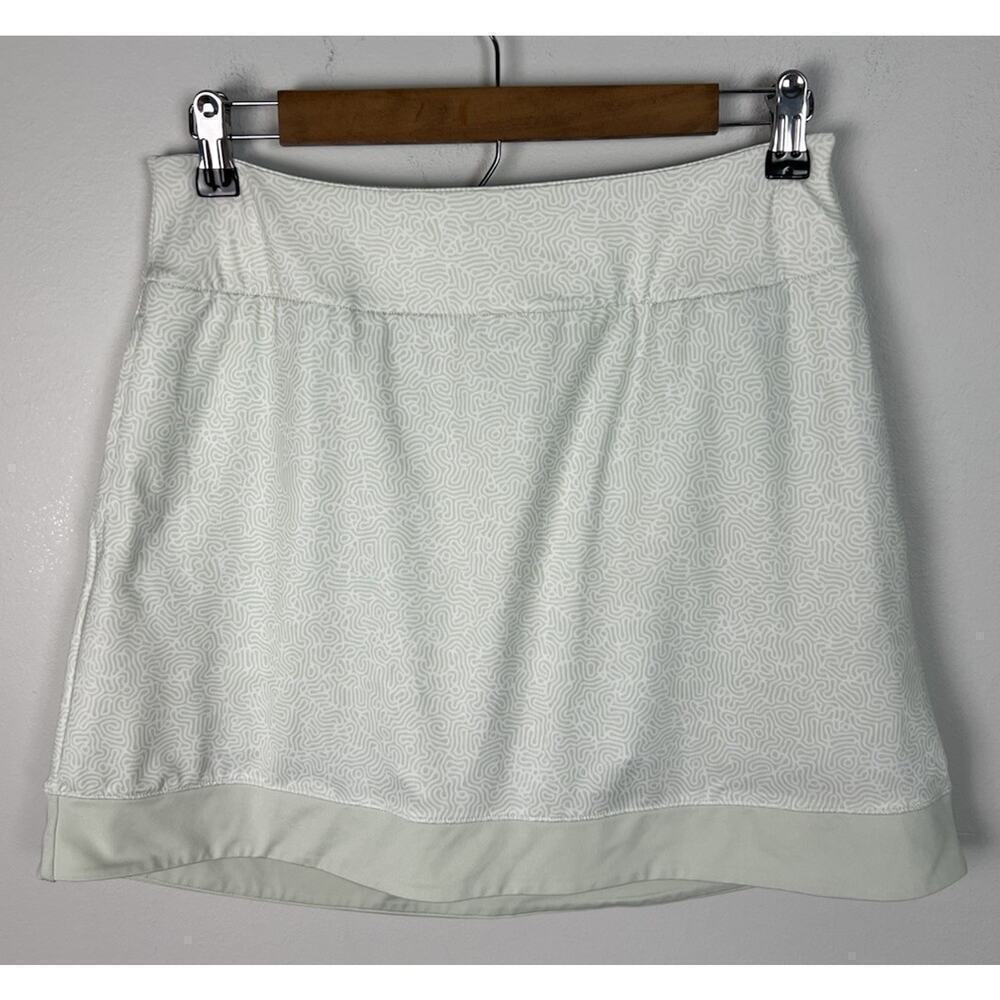 Adidas Ultimate 365 Printed Golf Skort Athletic Stretch Green Size Small Women’s